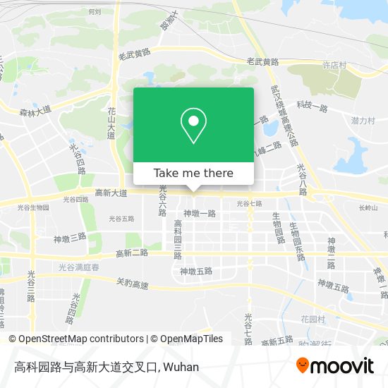 高科园路与高新大道交叉口 map