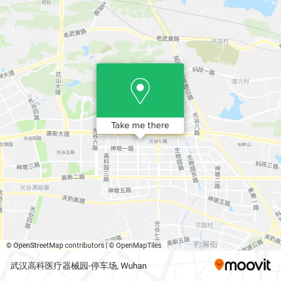 武汉高科医疗器械园-停车场 map