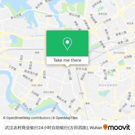武汉农村商业银行24小时自助银行(古田四路) map