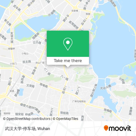 武汉大学-停车场 map