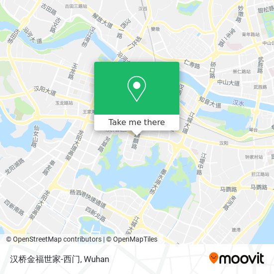 汉桥金福世家-西门 map