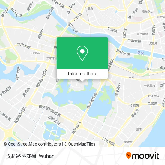 汉桥路桃花街 map