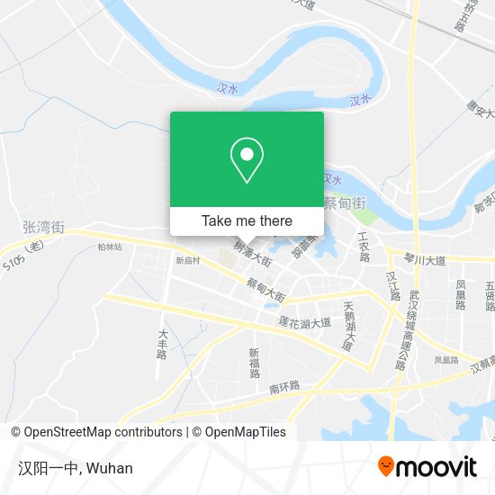 汉阳一中 map
