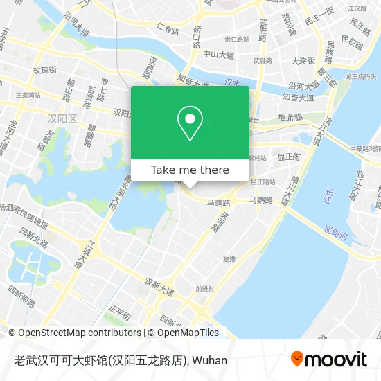 老武汉可可大虾馆(汉阳五龙路店) map