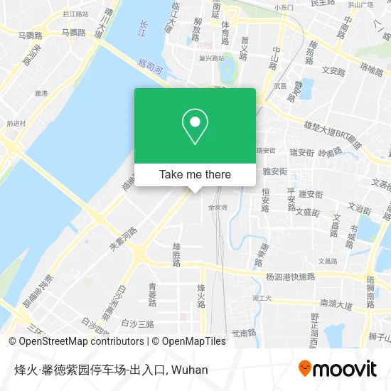 烽火·馨德紫园停车场-出入口 map