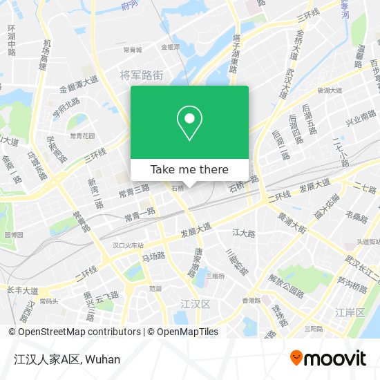 江汉人家A区 map