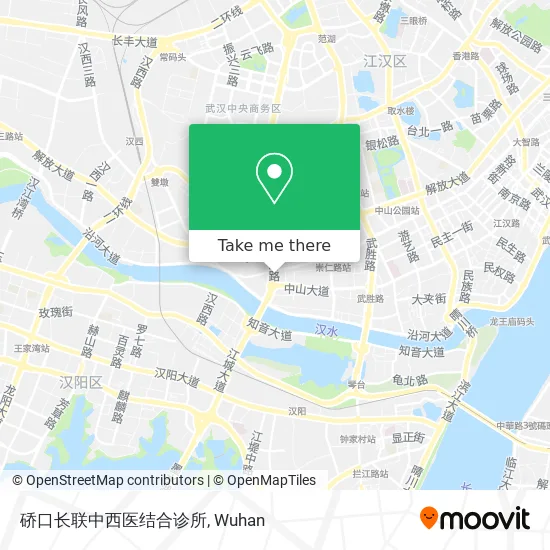 硚口长联中西医结合诊所 map