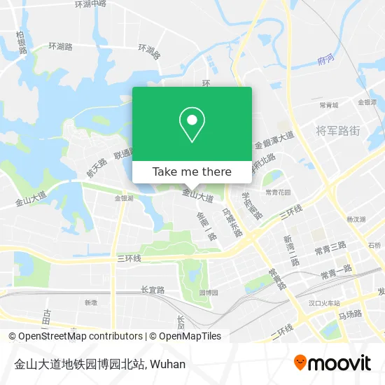 金山大道地铁园博园北站 map