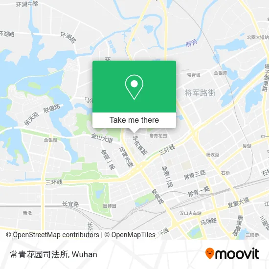 常青花园司法所 map