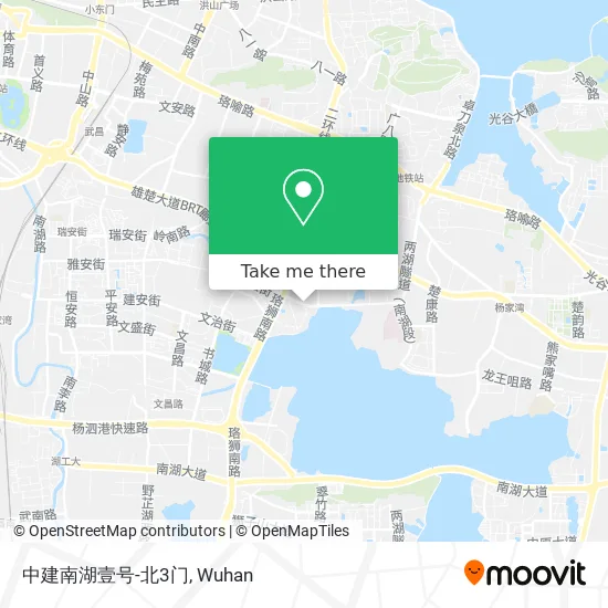 中建南湖壹号-北3门 map