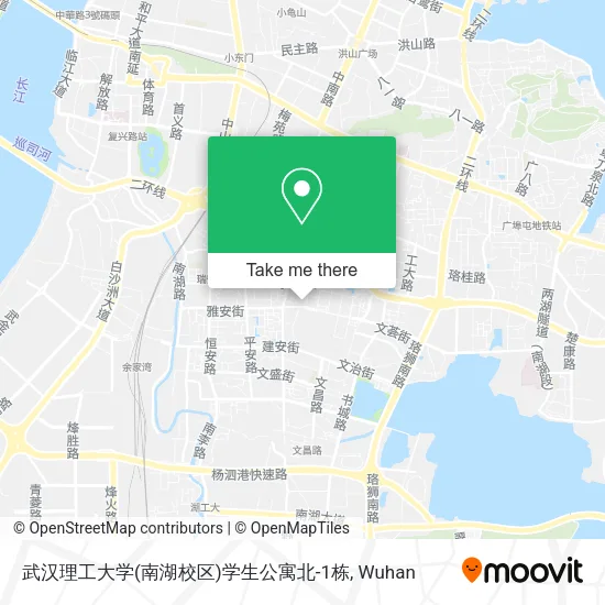 武汉理工大学(南湖校区)学生公寓北-1栋 map