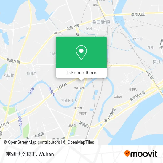 南湖世文超市 map