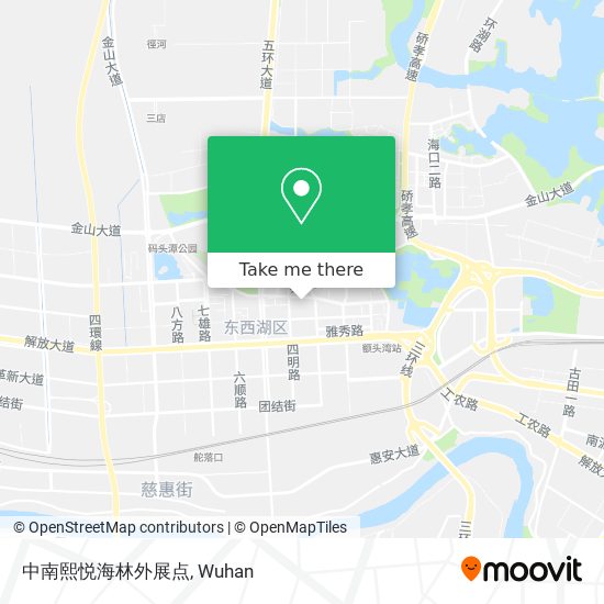 中南熙悦海林外展点 map