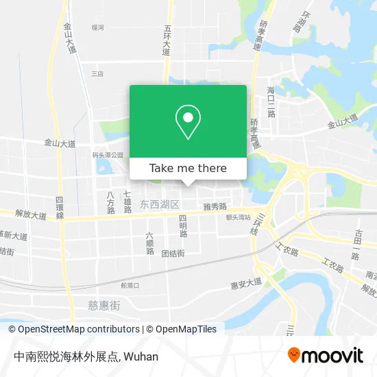 中南熙悦海林外展点 map