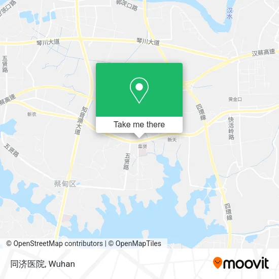 同济医院 map