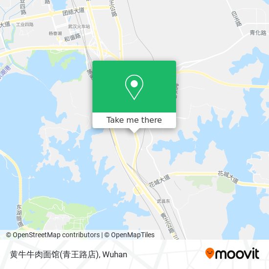 黄牛牛肉面馆(青王路店) map