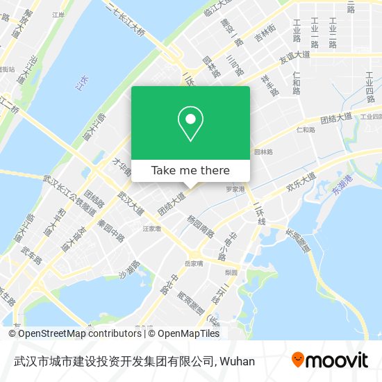 武汉市城市建设投资开发集团有限公司 map