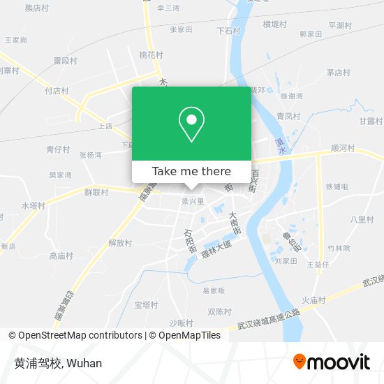 黄浦驾校 map