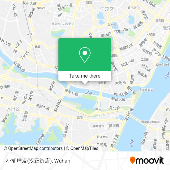小胡理发(汉正街店) map