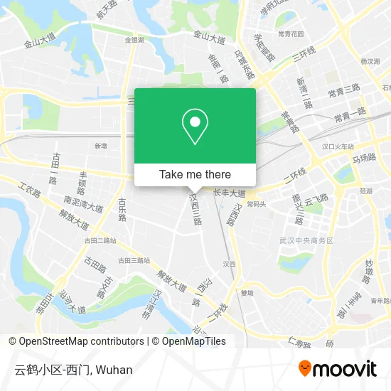 云鹤小区-西门 map