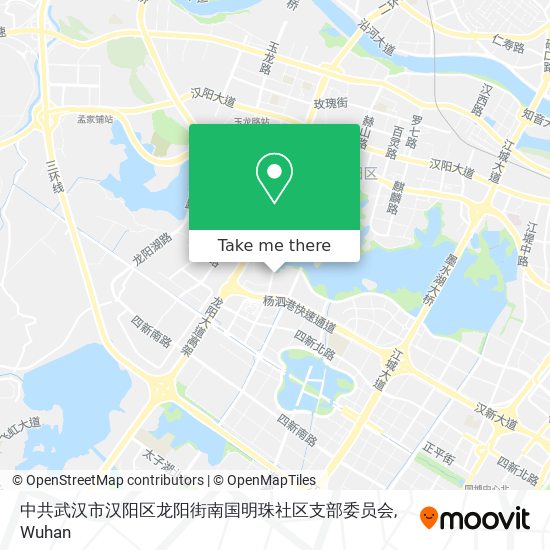 中共武汉市汉阳区龙阳街南国明珠社区支部委员会 map