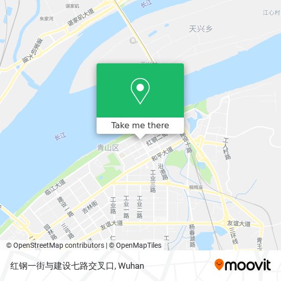 红钢一街与建设七路交叉口 map