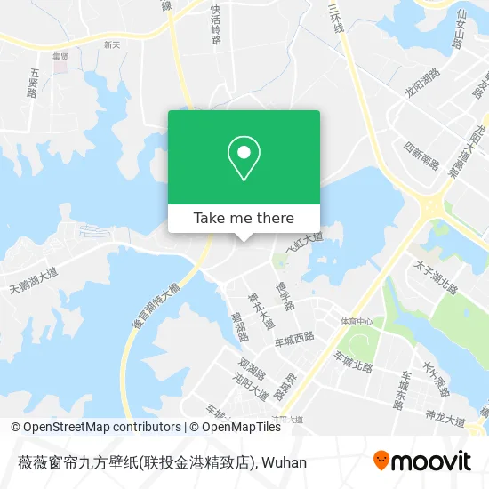 薇薇窗帘九方壁纸(联投金港精致店) map