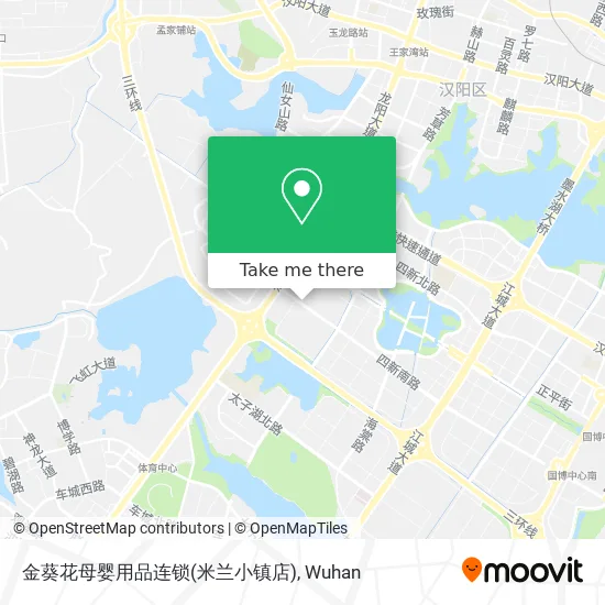 金葵花母婴用品连锁(米兰小镇店) map