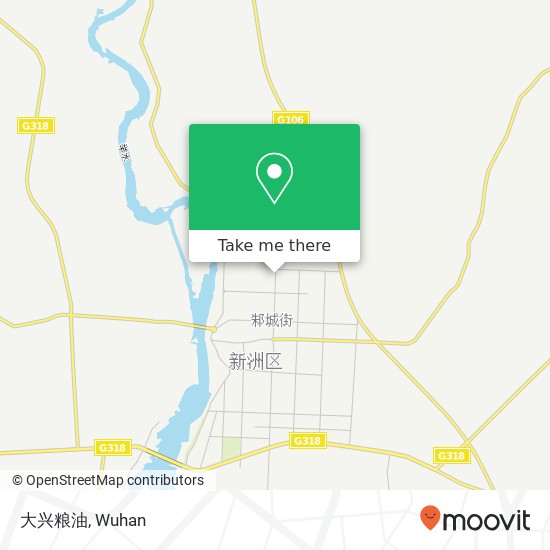 大兴粮油 map