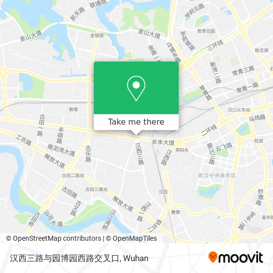 汉西三路与园博园西路交叉口 map