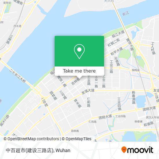 中百超市(建设三路店) map