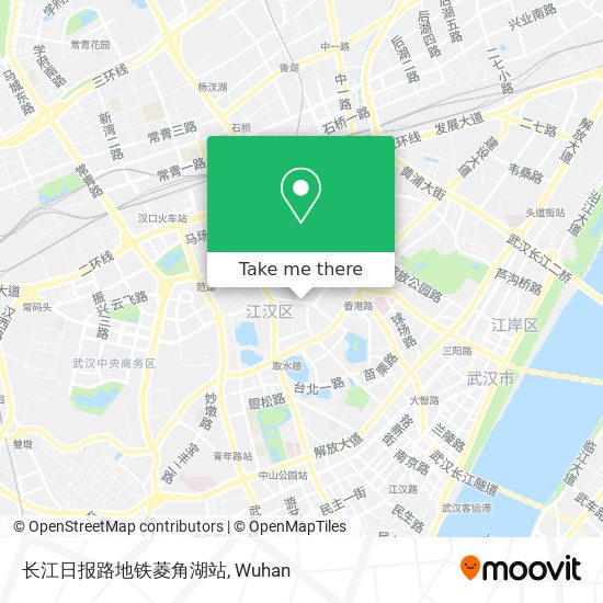 长江日报路地铁菱角湖站 map