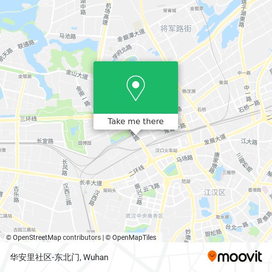 华安里社区-东北门 map