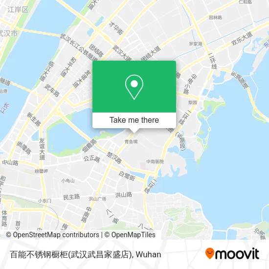 百能不锈钢橱柜(武汉武昌家盛店) map