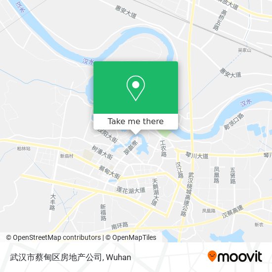 武汉市蔡甸区房地产公司 map