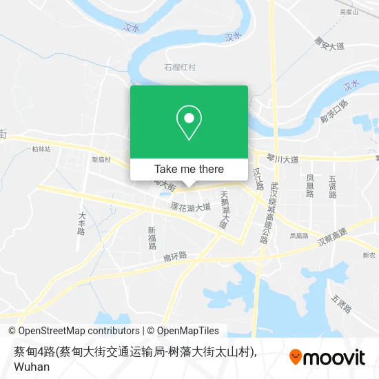 蔡甸4路(蔡甸大街交通运输局-树藩大街太山村) map