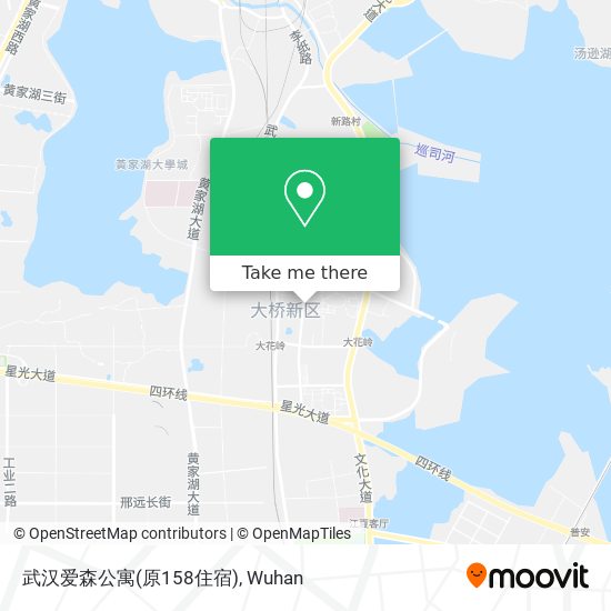 武汉爱森公寓(原158住宿) map