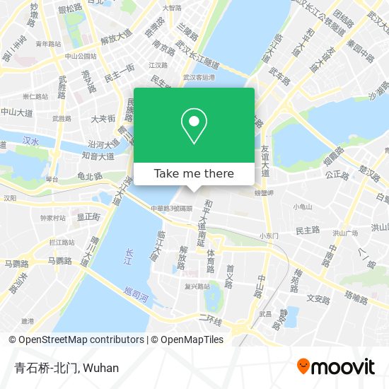 青石桥-北门 map