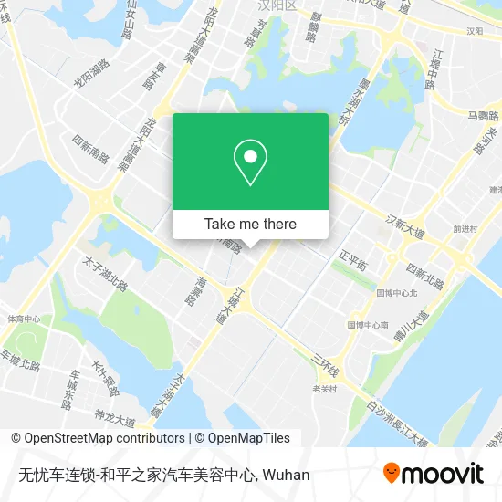 无忧车连锁-和平之家汽车美容中心 map