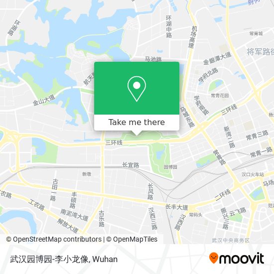 武汉园博园-李小龙像 map
