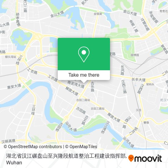 湖北省汉江碾盘山至兴隆段航道整治工程建设指挥部 map