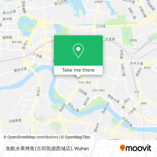 鱼酷水果烤鱼(古田凯德西城店) map
