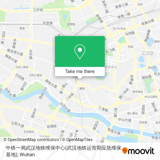 中铁一局武汉地铁维保中心(武汉地铁运营期应急维保基地) map