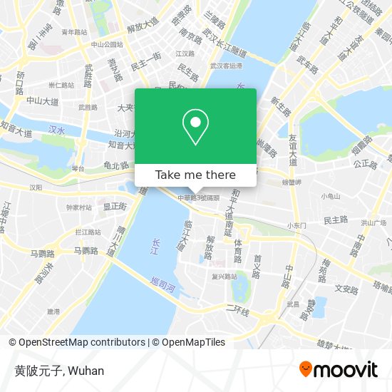 黄陂元子 map