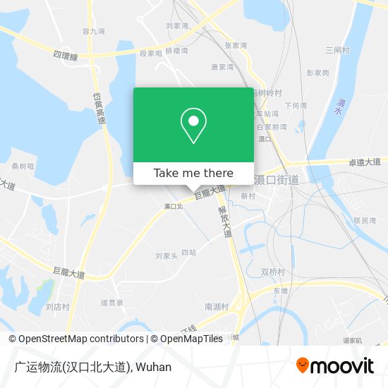 广运物流(汉口北大道) map