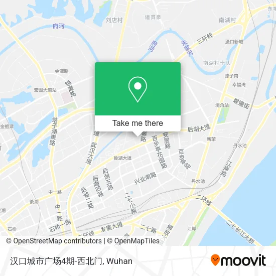汉口城市广场4期-西北门 map