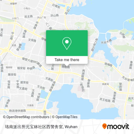 珞南派出所元宝林社区西警务室 map