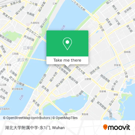 湖北大学附属中学-东1门 map