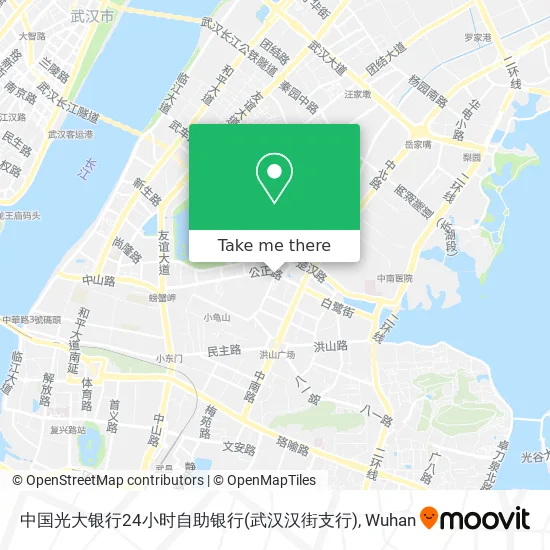 中国光大银行24小时自助银行(武汉汉街支行) map