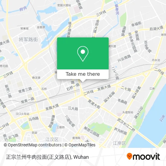 正宗兰州牛肉拉面(正义路店) map